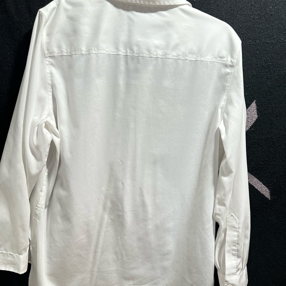 Classic White Button-Up Shirt